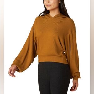 Beyond Yoga So Chic Cropped Hoodie Size L